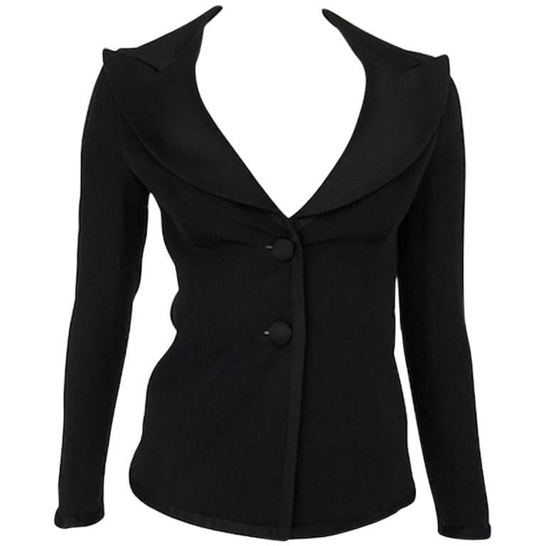 2000s Dolce & Gabbana Black Stylish Jacket Blazer For Sale