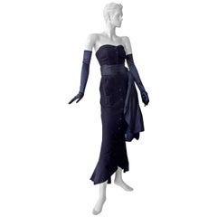 Christian Dior Haute Couture Milieu de Siecle Dinner Dress Fall/Winter 1949-1950