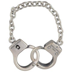 DSQUARED2 Bracelet chaîne de menottes en argent