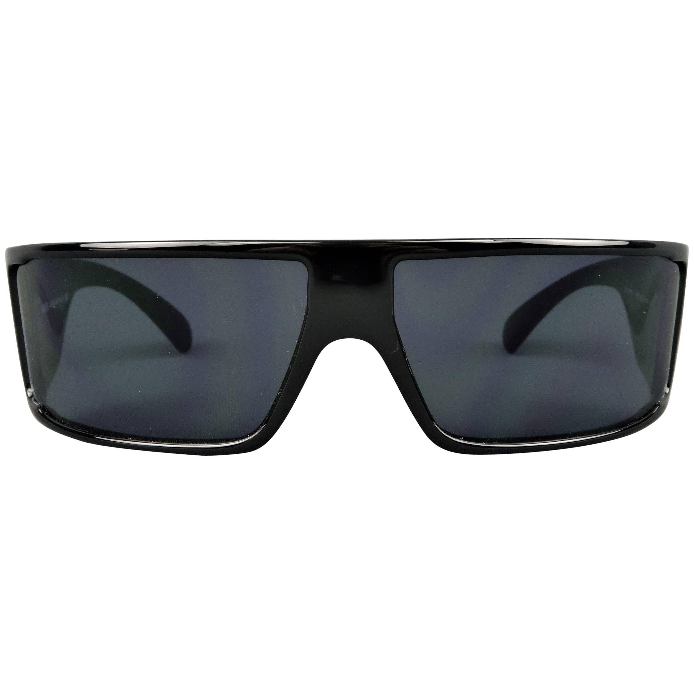 VERSUS by GIANNI VERSACE Black Acetate Mod. EW1 Sunglasses