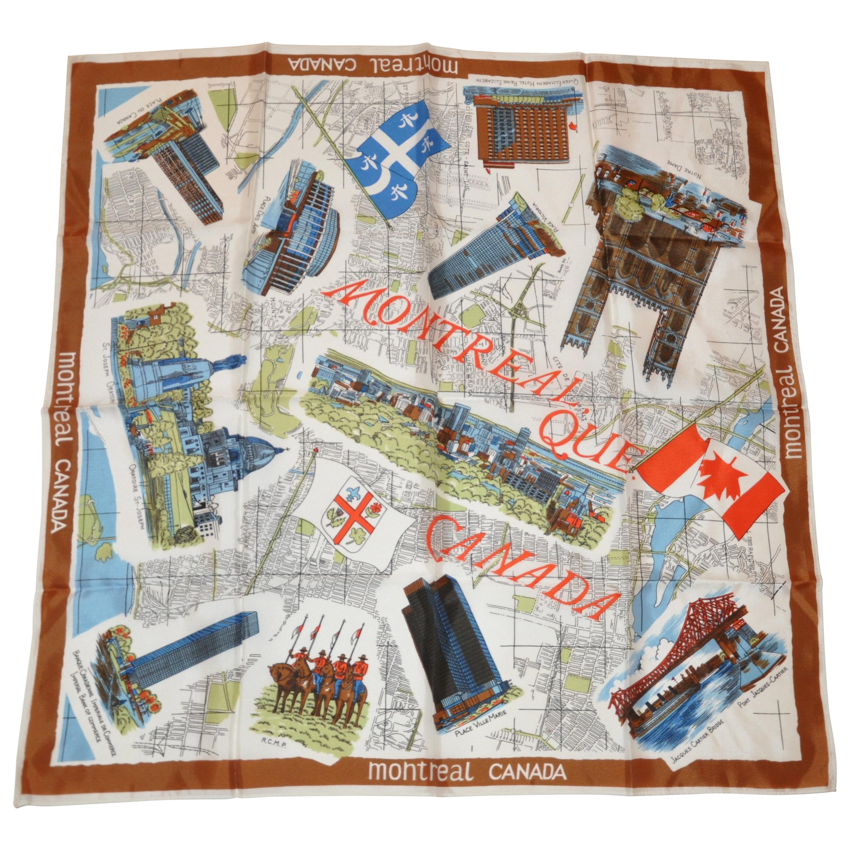 "Montreal, Canada Scenes" Scarf For Sale