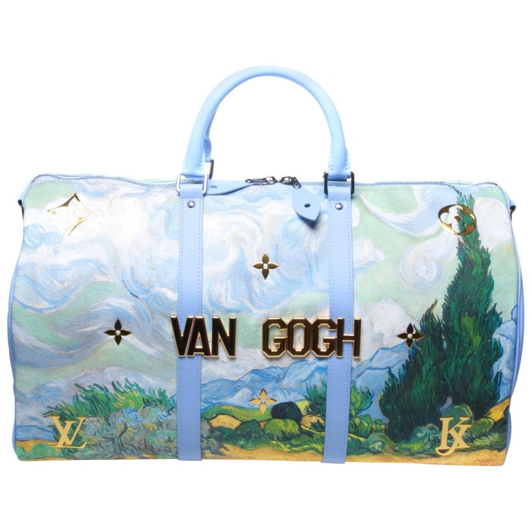 Louis Vuitton Neverfull NM Tote Limited Edition Jeff Koons Van Gogh Print  Canvas at 1stDibs