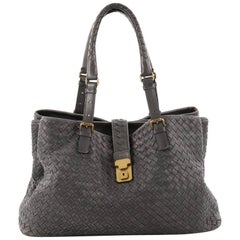 Bottega Veneta Roma Handbag Intrecciato Nappa Medium