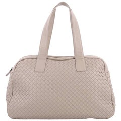 Bottega Veneta Zip Boston Bag Intrecciato Nappa Medium