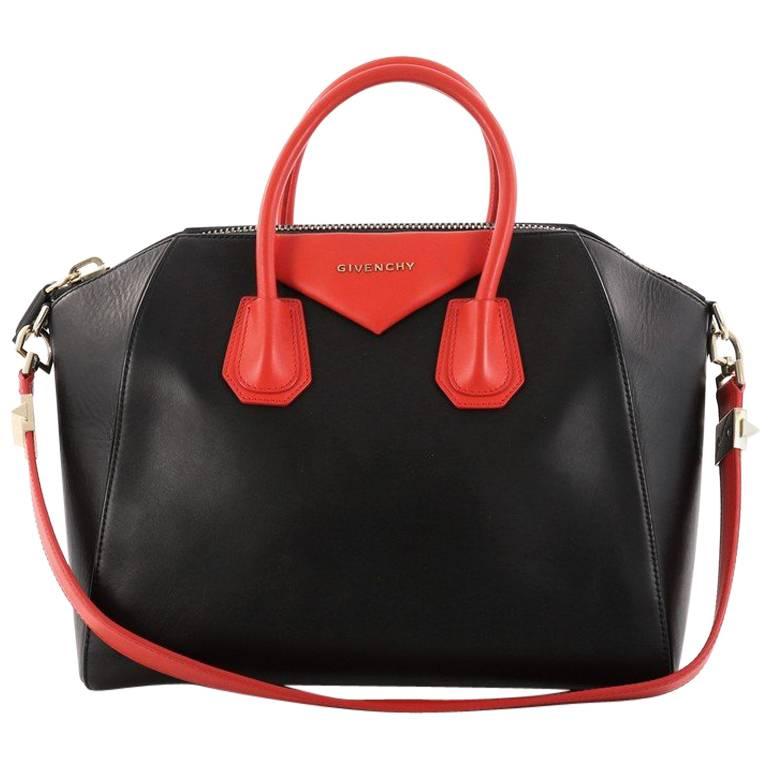 Givenchy Bicolor Antigona Bag Leather Medium
