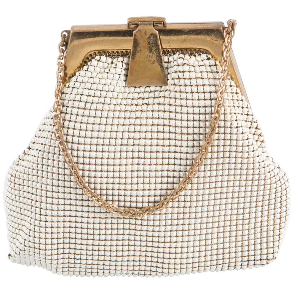 Ivory Whiting and Davis Beaded Evening Bag at 1stDibs | whiting and ...