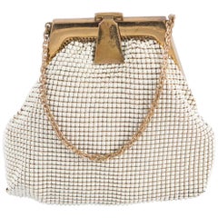 Ivory Whiting & Davis Beaded Evening Bag