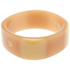 Chanel Nude Resin Cuff