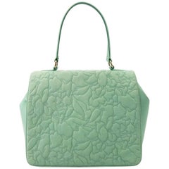 Leonard Mint Green Top Handle Handbag