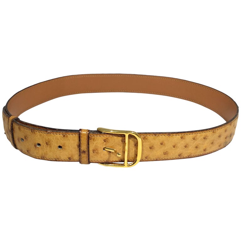 Hermes Vintage Ostrich Belt at 1stDibs hermes ostrich belt, ostrich