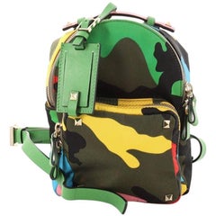 Valentino  Rockstud Backpack Camo Nylon Mini