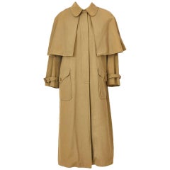 Vintage Yves Saint Laurent 70's Poplin Raincoat