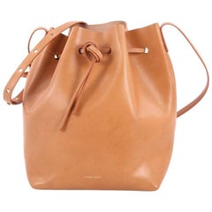 Used Mansur Gavriel Bucket Bag Leather Large
