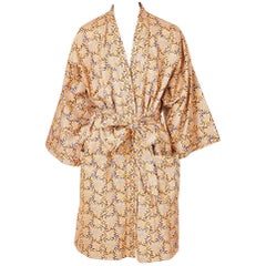 Gemusterter Kimono mit Gürtel von Geoffrey Beene