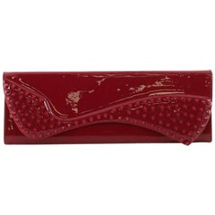 Christian Louboutin Pigalle Clutch Spiked Patent