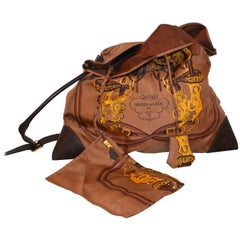 Hermès “Brides de Gala” silk city bag