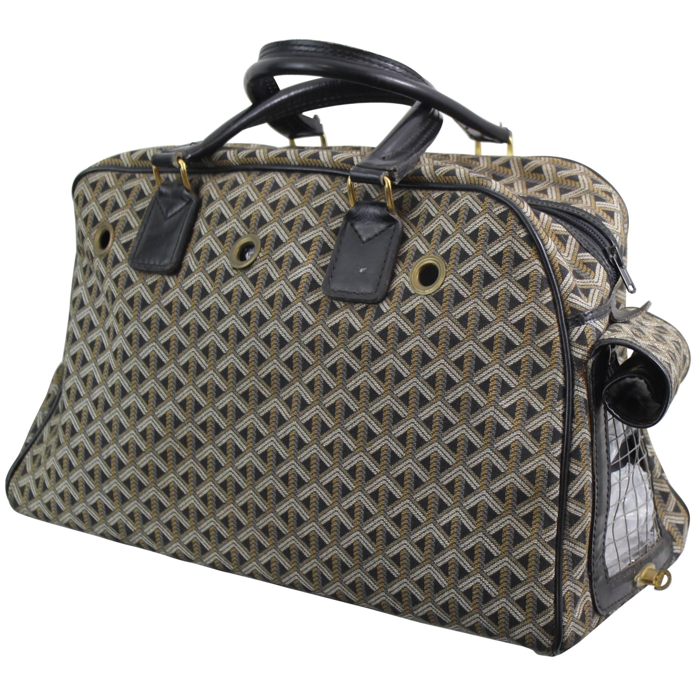 Goyard Vintage Monogram Canvas Pet Carrier, 1970s at 1stDibs goyard
