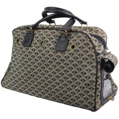 Goyard Green Goyardine Canvas Sac Hardy Pet Carrier PM at 1stDibs