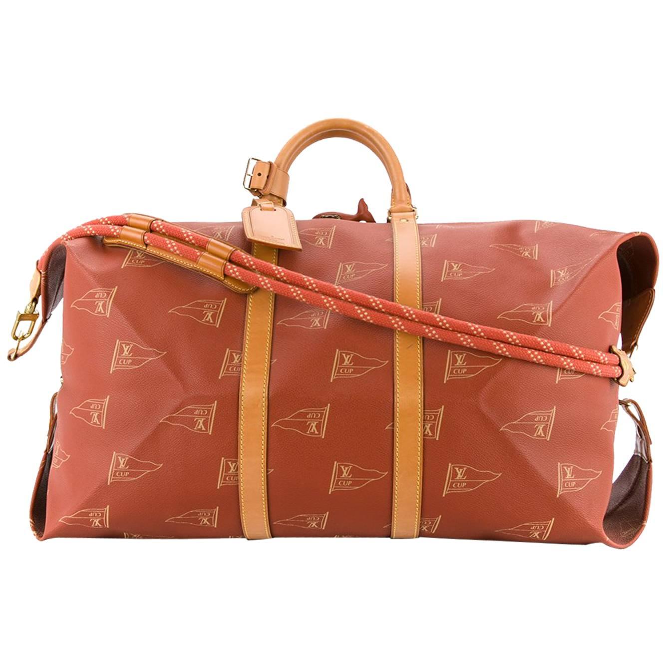 Louis Vuitton Limited Edition Top Handle Men's Travel Weekender Duffle