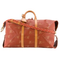 Louis Vuitton Limited Edition Top Handle Men's Travel Weekender Duffle Tote Bag
