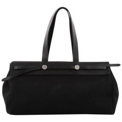 Hermès Herbag Cabas Toile und Leder GM
