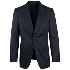 Tom Ford Black 100% Cotton Shelton Sport Jacket 
