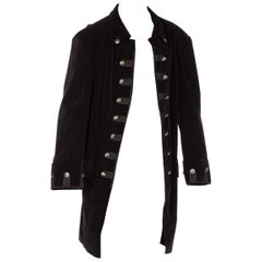 XL Mens 18th Century Style Velvet Frock Coat
