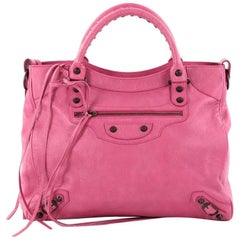 Balenciaga Velo Classic Studs Handbag Leather Medium