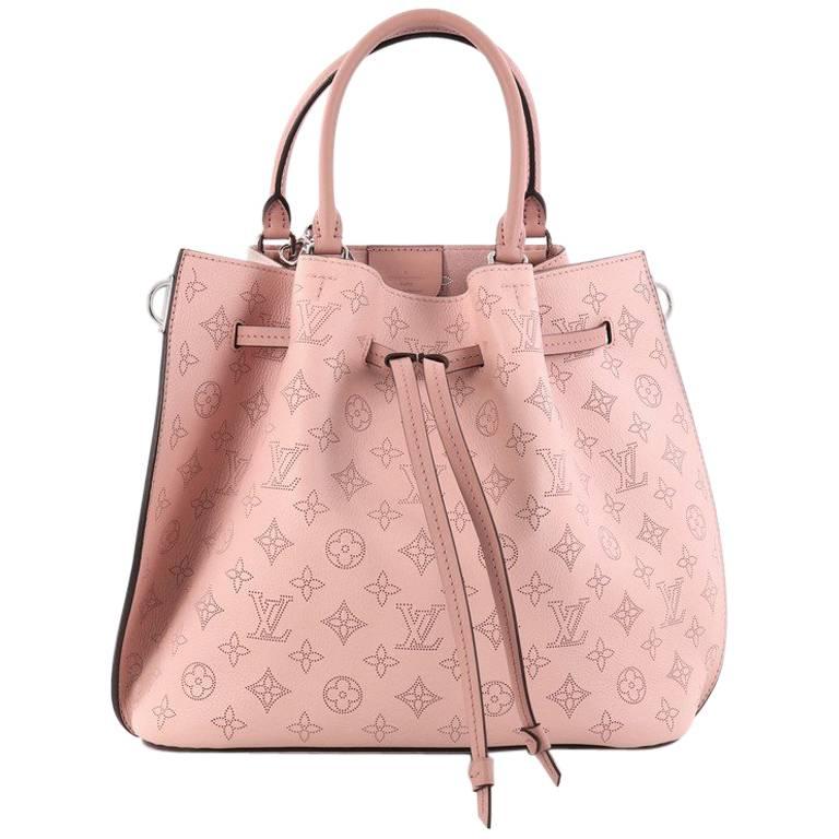 Louis Vuitton Girolata Handbag Mahina Leather At 1stdibs Louis Vuitton Girolata Handbag Mahina Leather For