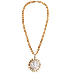 Nettie Rosenstein 1960s Medallion Necklace