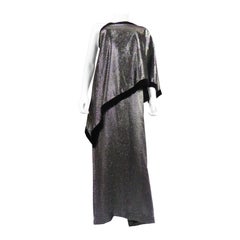 Vintage A Gucci Silver Lamé Evening Dress, Circa 1990