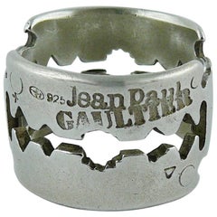 Jean Paul Gaultier Vintage Sterling Silver Razor Blade Ring