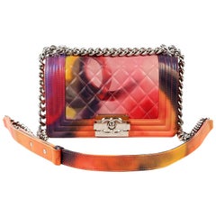 Chanel Flower Power Limited Edition Boy Bag- Multicolor