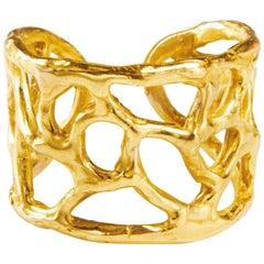 Giulia Barela Africa  Gold Plated Bronze Ring 