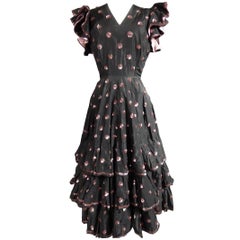 Jacques Heim Haute Couture Dress, Circa 1950