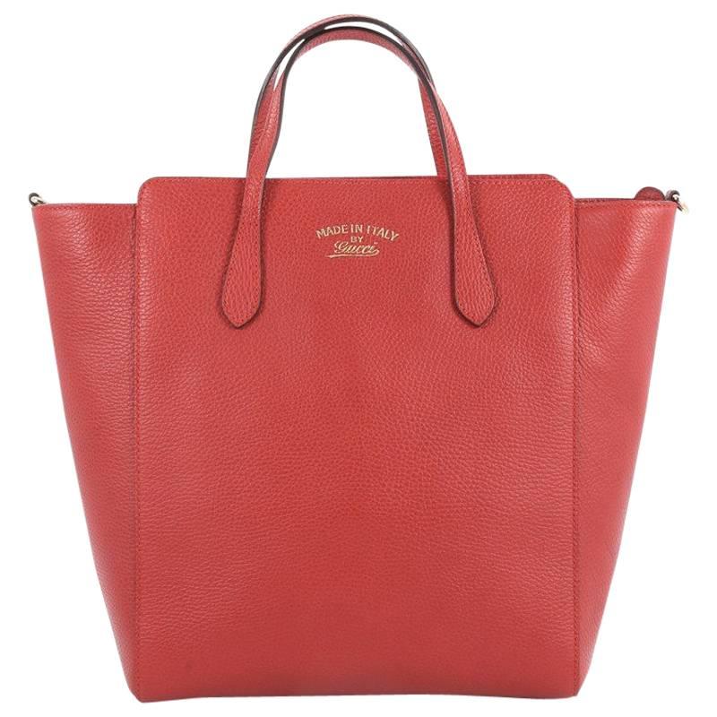 Gucci Convertible Swing Tote Leather Tall