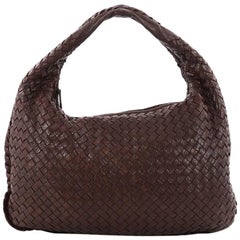 Bottega Veneta Veneta Hobo Textured Intrecciato Nappa Medium