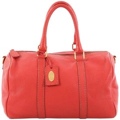 Fendi Selleria Convertible Boston Bag Leather Small
