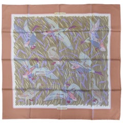 Hermes Silk Cols Verts Scarf