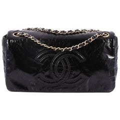 Chanel Rock and Chain Flap Bag Patent Vinyl Medium