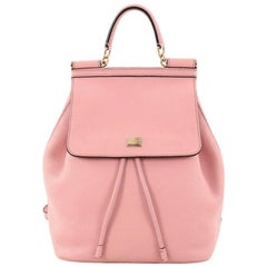 Dolce & Gabbana Miss Sicily Backpack Leather Mini