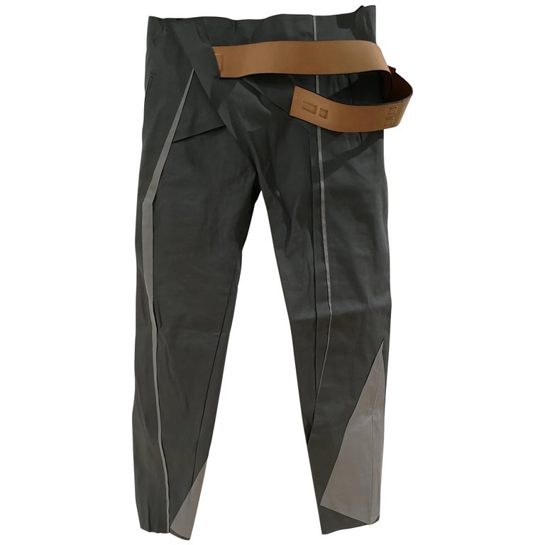 balenciaga pants womens grey