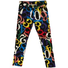 Love Moschino Black multicolour Trousers