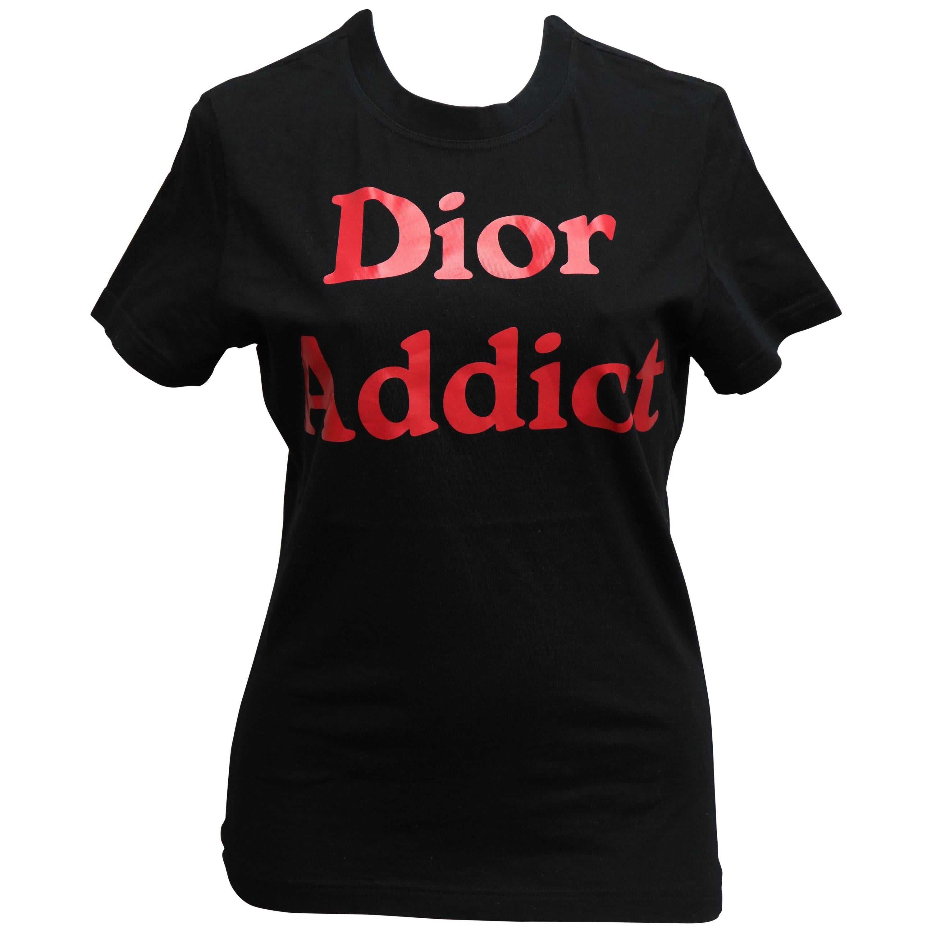 John Galliano for Christian Dior "Dior Addict" Red Tank Top T-Shirt 