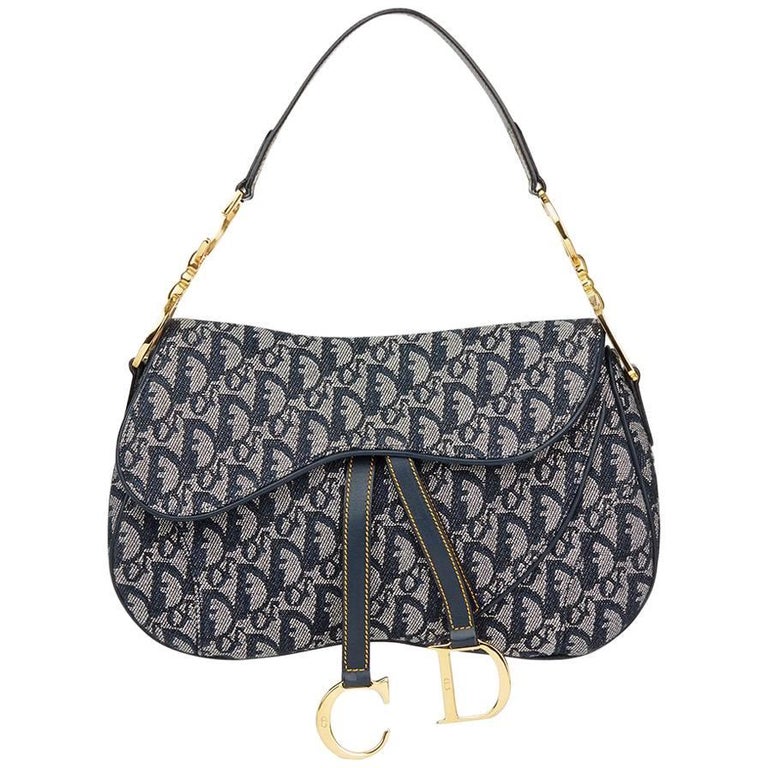 navy christian dior bag