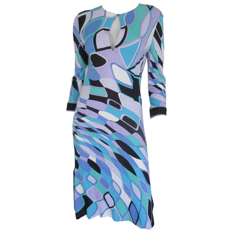 Emilio Pucci Turquoise Summer Dress at 1stDibs | turquoise summer dresses