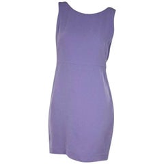 Lavender Alexander Wang Draped-Back Sheath Dress