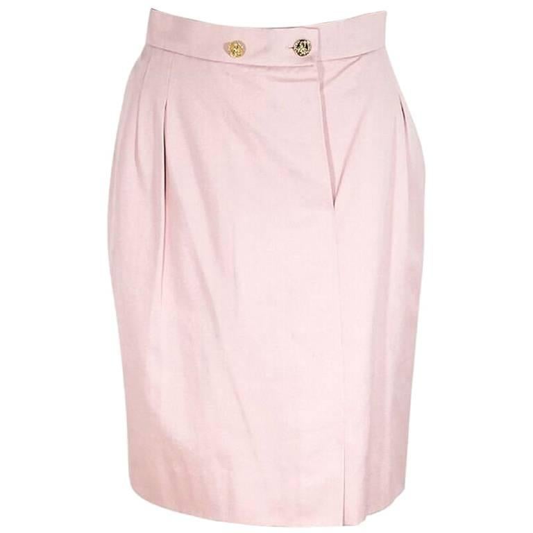 Light Pink Vintage Chanel Skirt