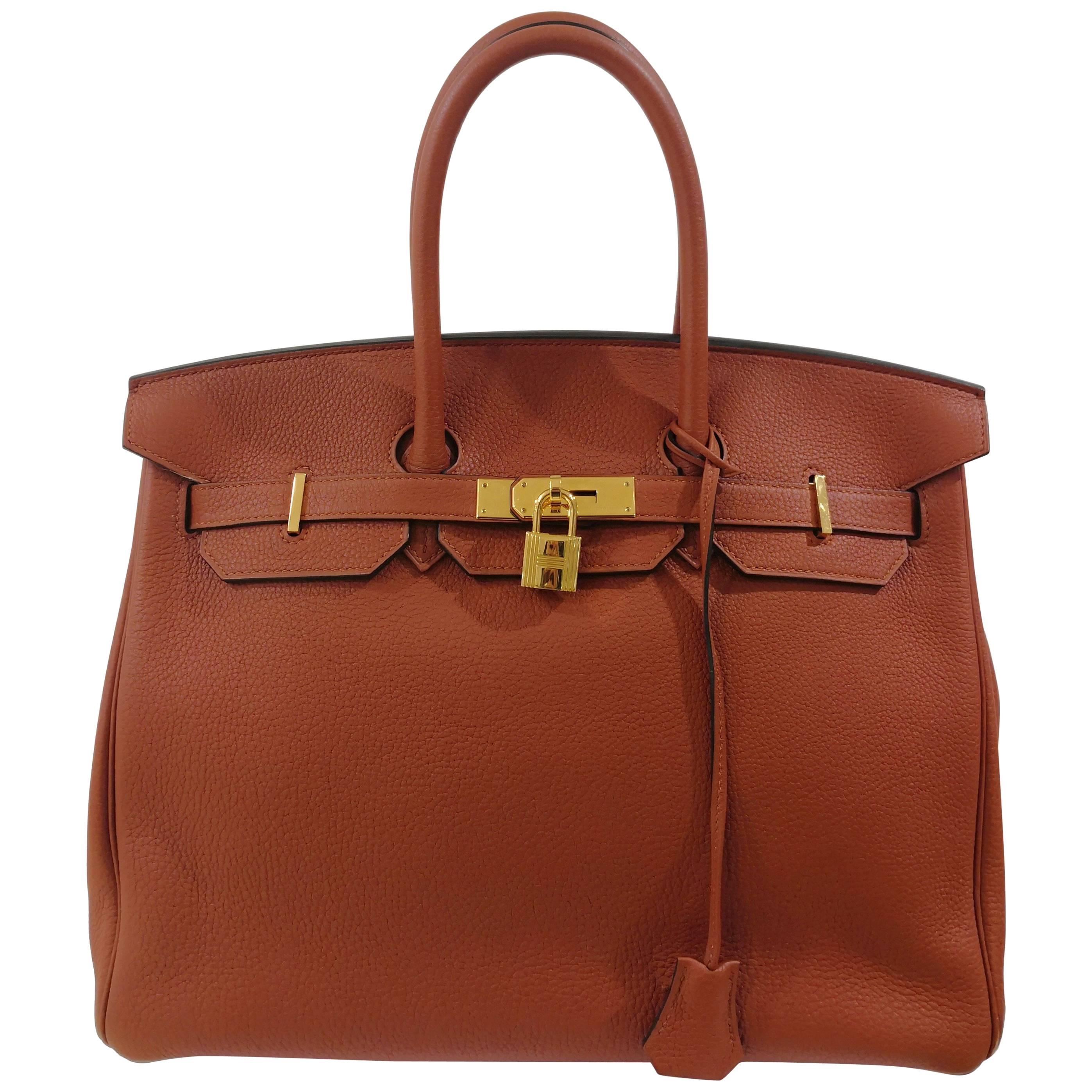 Hermès Birkin Togo 35 Gold tone Hardware 