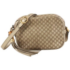 Gucci Sunshine Disco Handbag Microguccissima Leather Small